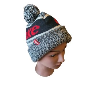 Coca Cola Sweater Toboggan Red Black and White